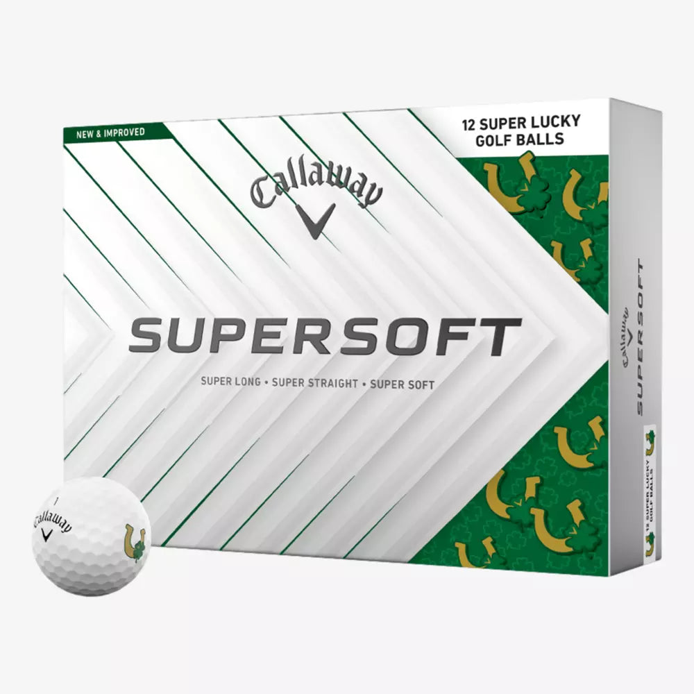 Callaway Supersoft 2025 "Super Lucky" Dozen Golf Balls