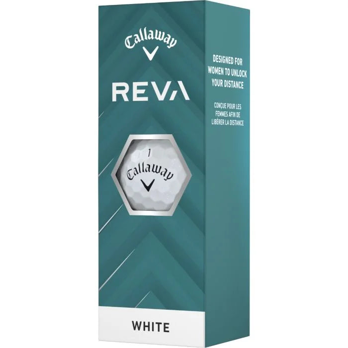 Callaway Golf 2025 REVA White Golf Balls