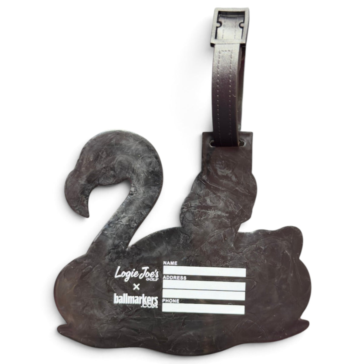 Flamingo Floatie Clip-On Tag | Multi-Use Bag Tag, Travel Tag, Golf Accessory