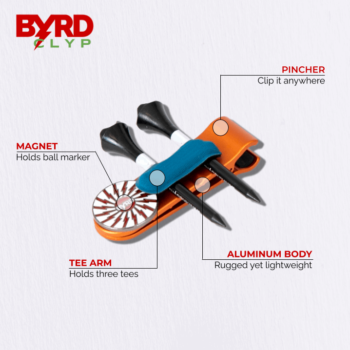 THE BYRD GOLF CLYP ☆ White