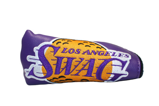 Swag Golf - LA Swag Purple (Lakers) VERY RARE *opened* Blade Putter Headcover