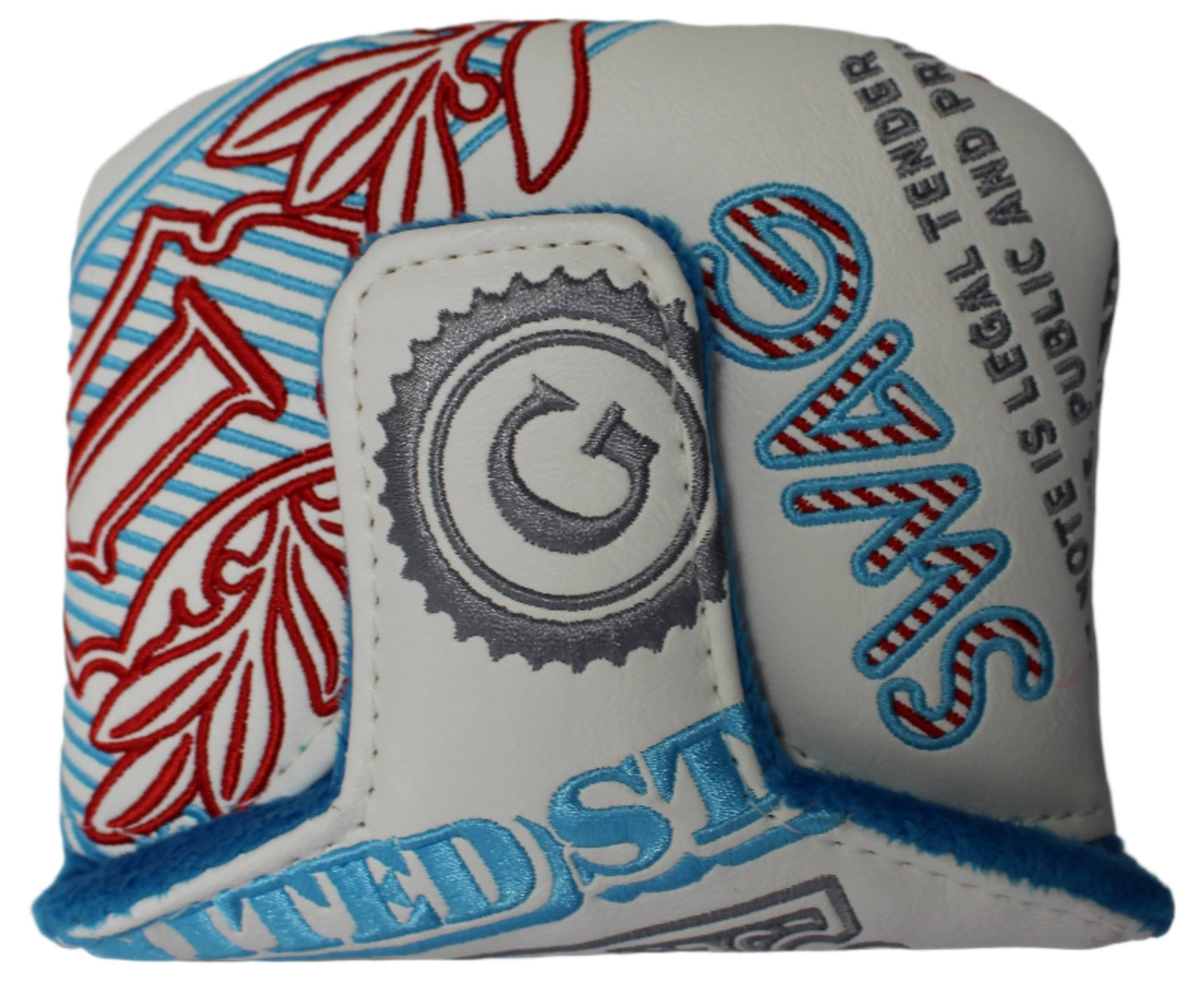 Swag Golf - Gigantic George White Starter Box Mallet Putter Headcover *opened, no bag*