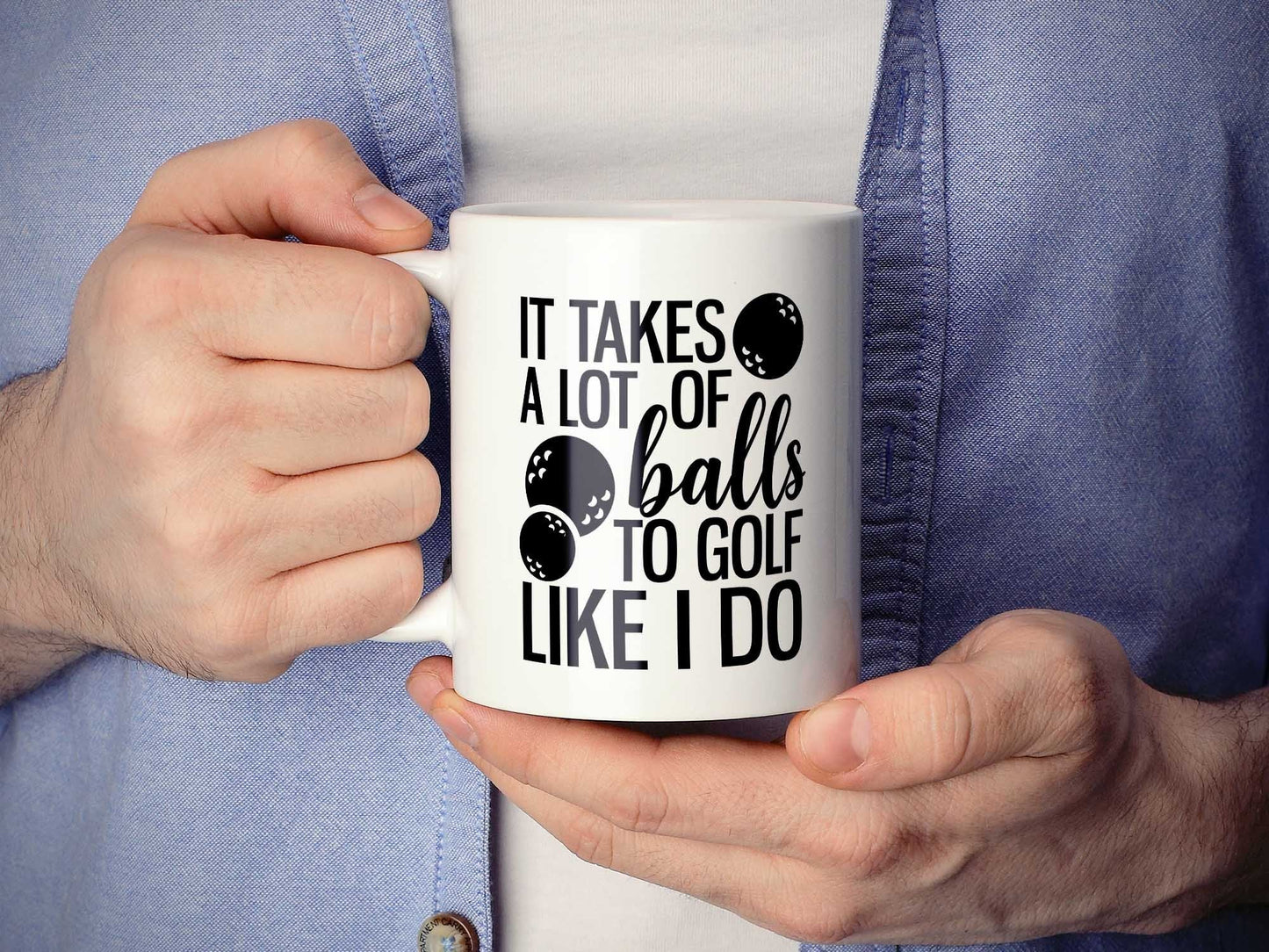 Lots of Balls Golf Coffee Mug