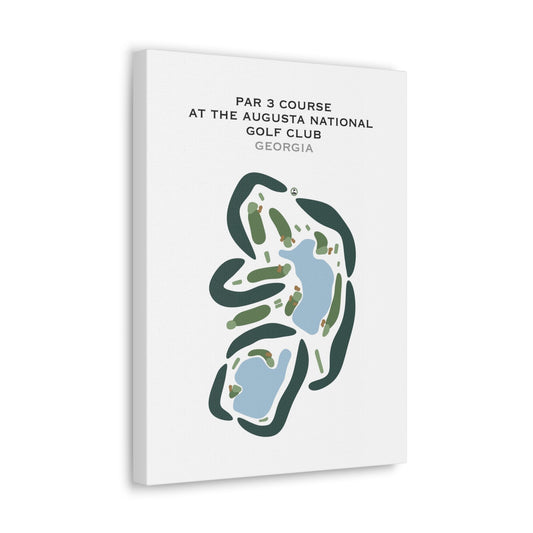 Par-3 Course at The Augusta National Golf Club, Georgia - Printed Golf Courses