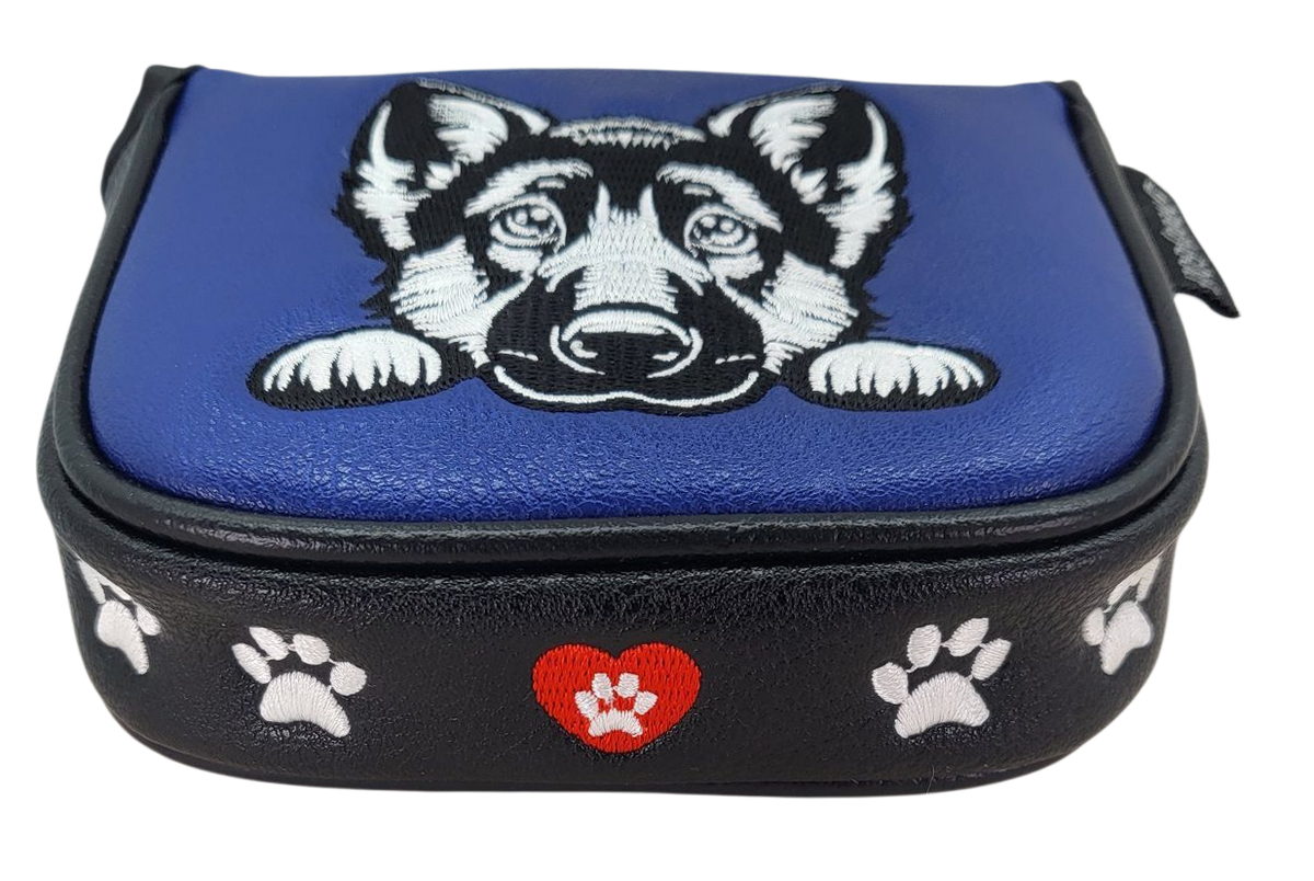 German Shepherd Embroidered Putter Cover by ReadyGOLF - Mallet