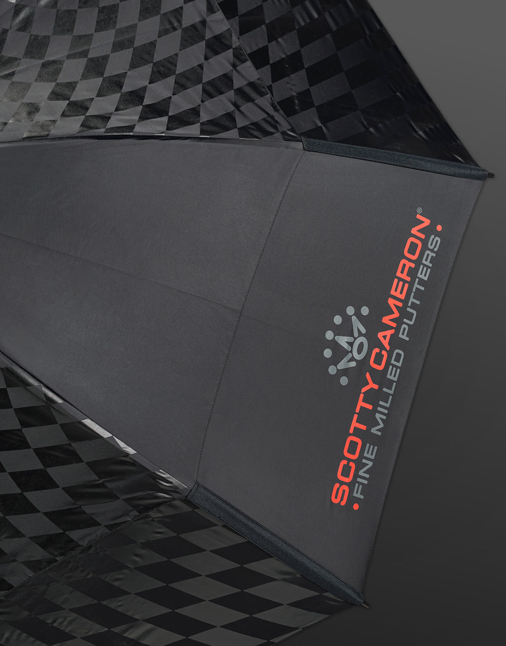 Scotty Cameron Black Checkered Umbrella
