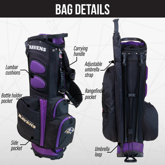 Baltimore Ravens Fairway Stand Bag