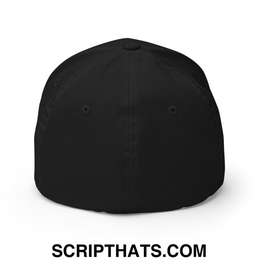 Caddie Embroidered Stretch Fit Golf Hat