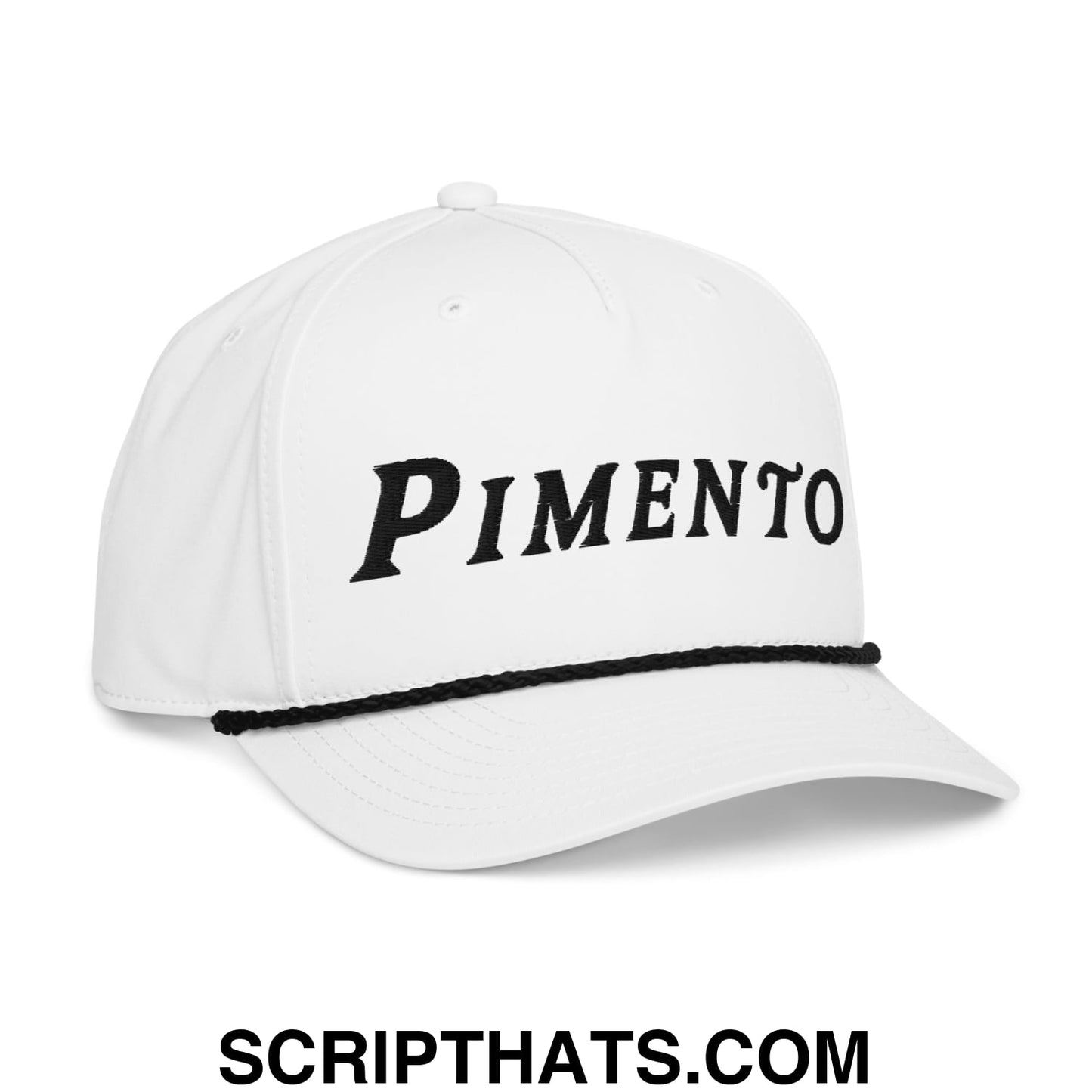 Pimento Embroidered Golf Rope Hat