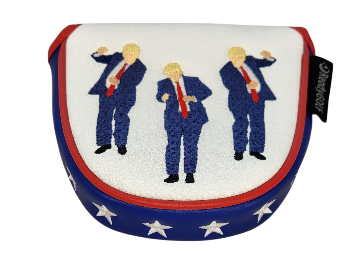 Trump Birdie Dance Embroidered Putter Cover by ReadyGOLF - Mallet