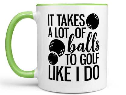 Lots of Balls Golf Coffee Mug
