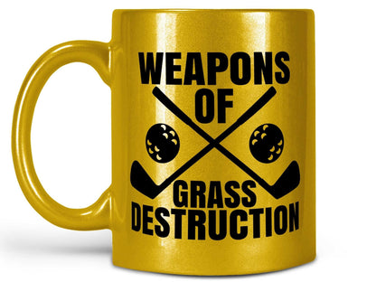Grass Destruction Golf Coffee Mug