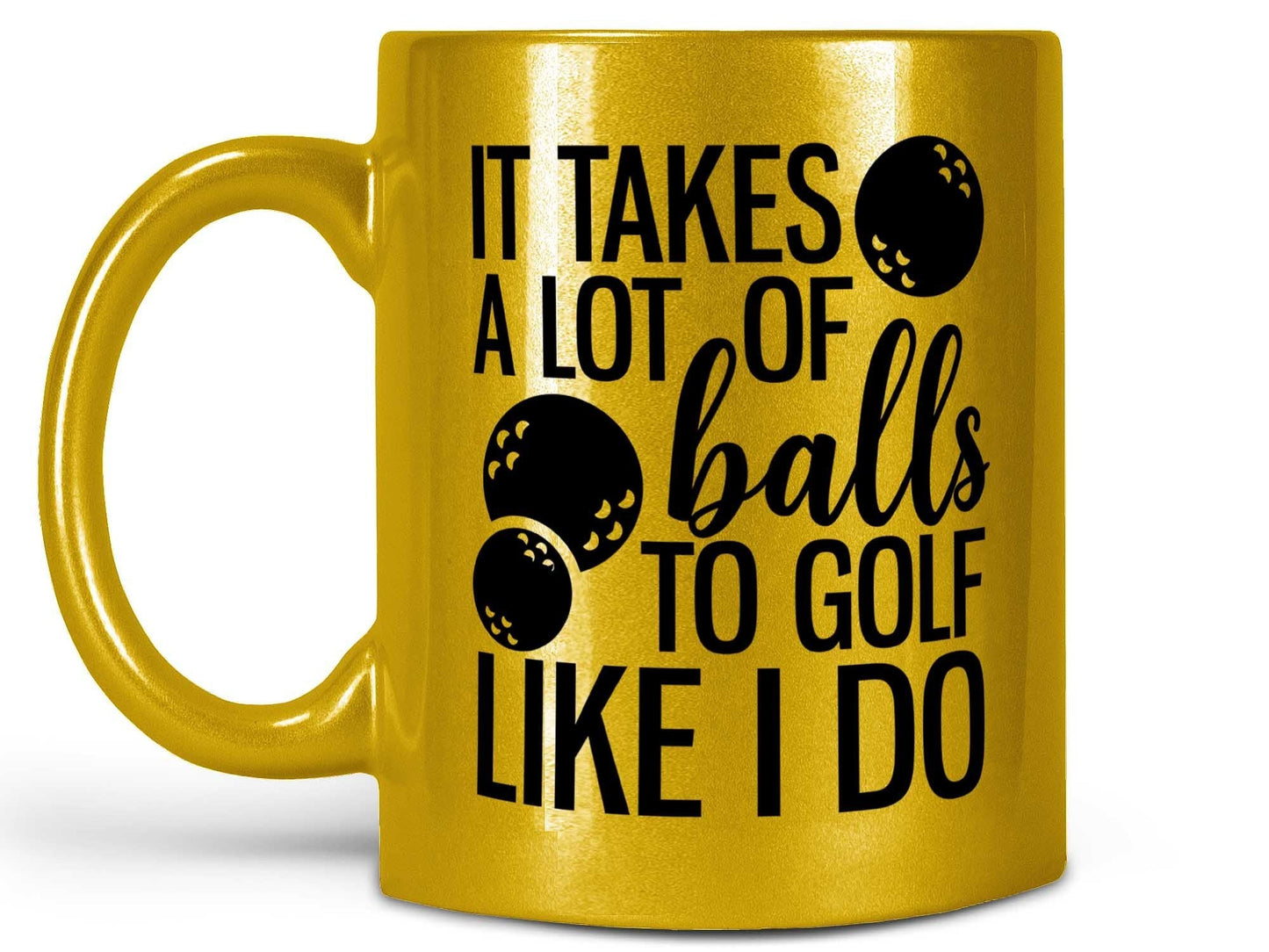 Lots of Balls Golf Coffee Mug