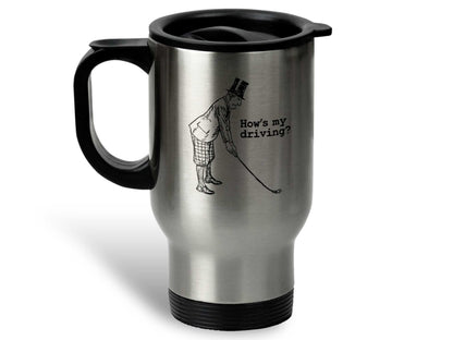 How's My Driving Golf Coffee Mug
