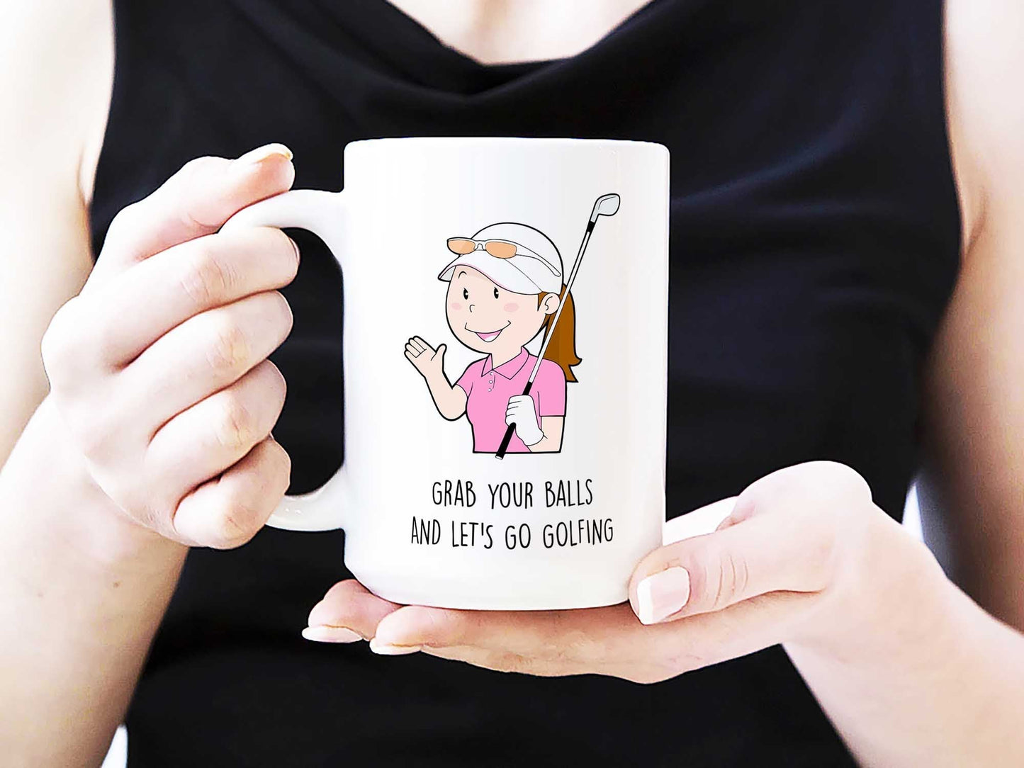 Let's Go Golfing Coffee Mug