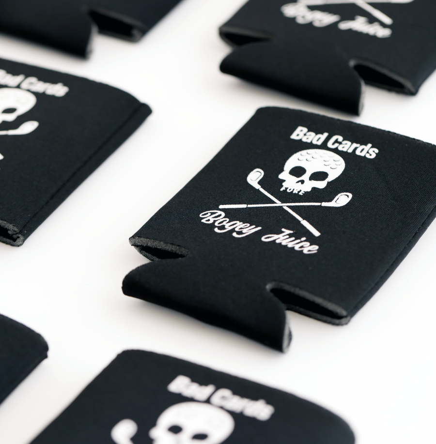 Bad Cards "Bogey Juice" Koozie