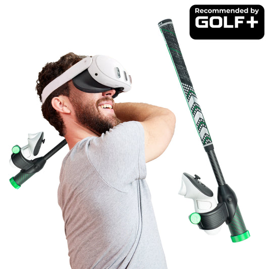 DriVR Elite Mini -  Adjustable VR Weighted Golf Club Handle Accessory - Compatible with Quest 2, 3/3s, and Pro - For GOLF+