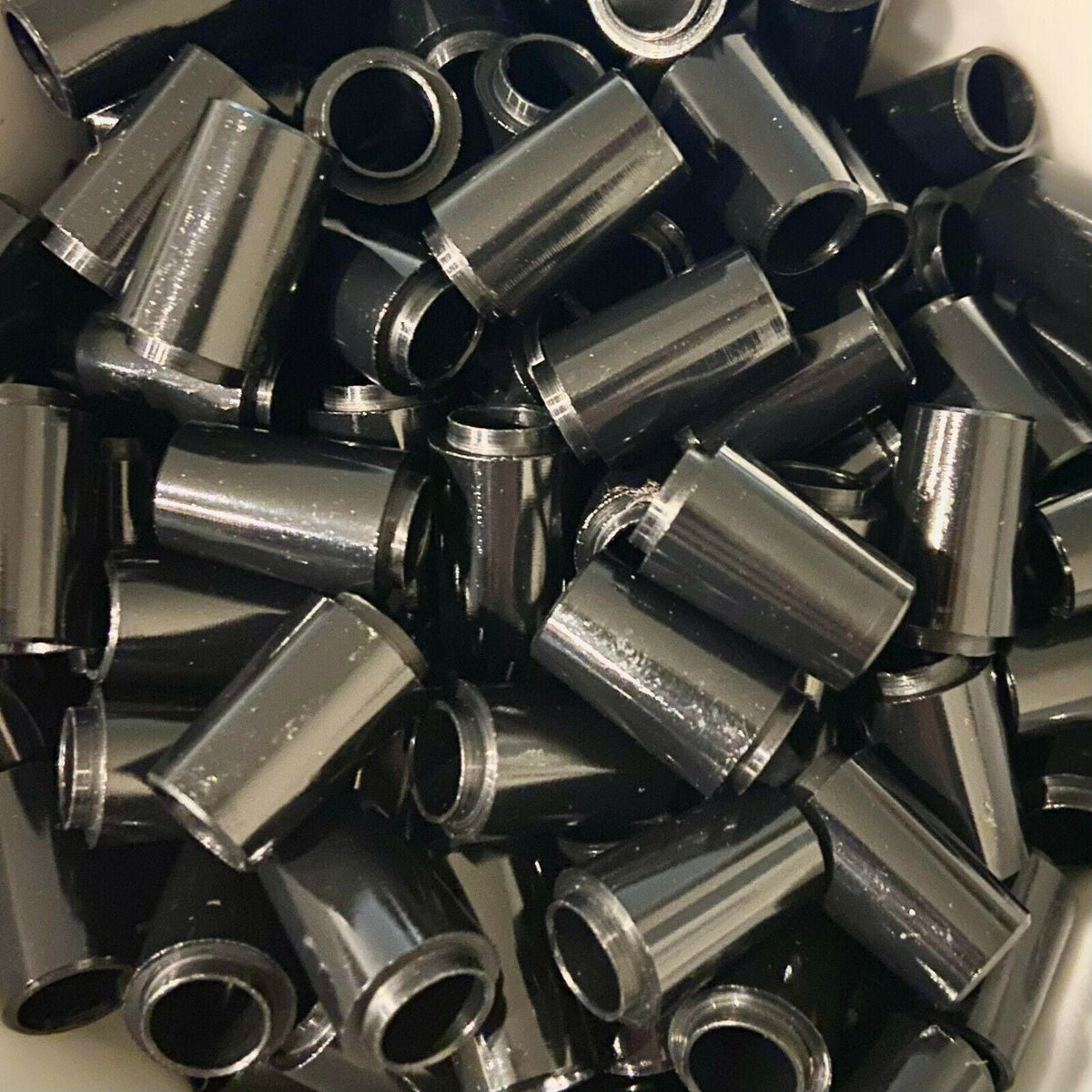 1" Wood Ferrules - Collared Solid Black