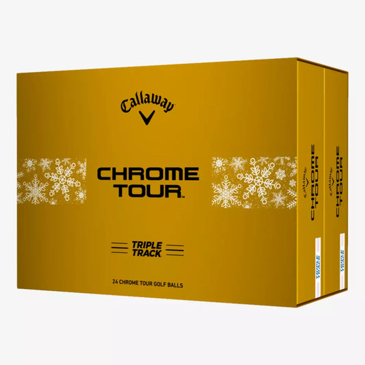 Callaway Chrome Tour 2024 Triple Track Holiday 2 Dozen Golf Balls