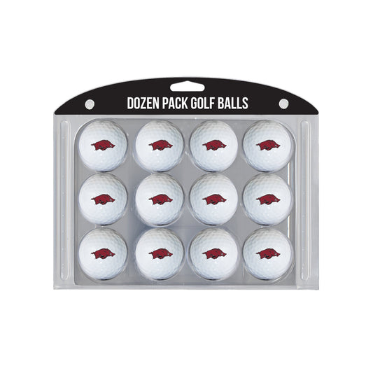 Arkansas Razorbacks Golf Balls - 12 Pack