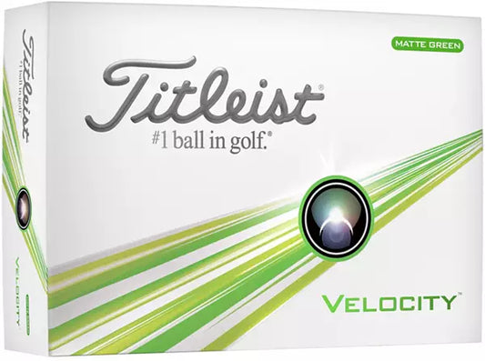 Titleist 2024 Velocity Matte Green Golf Balls