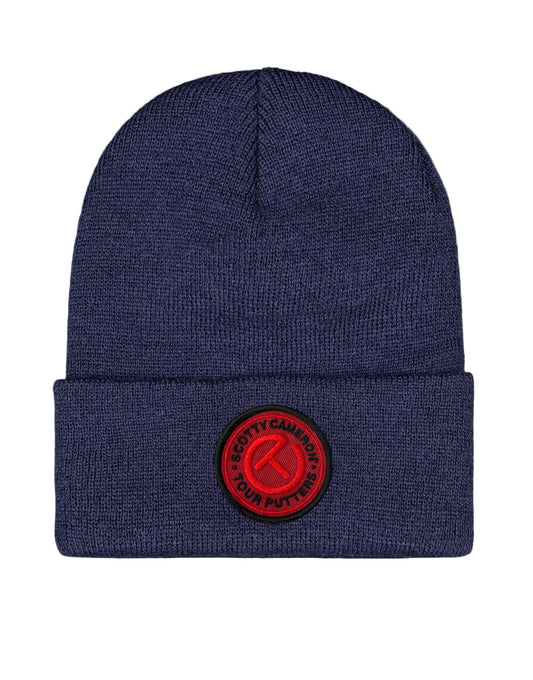 Scotty Cameron 2025 Red Circle T Patch Beanie