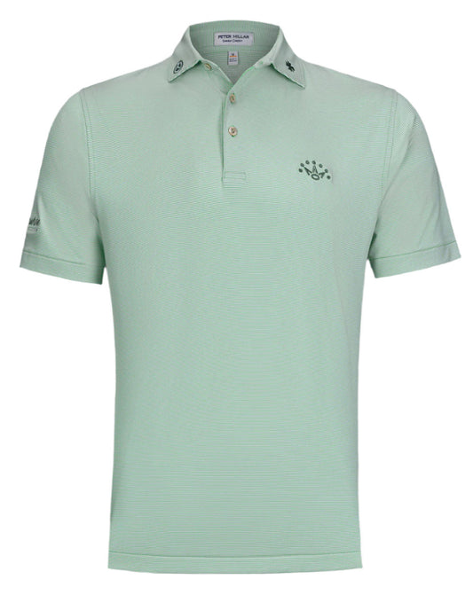 Scotty Cameron - Striped 7 Point Crown & Clover Polo Shirt
