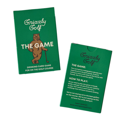 THE GAME: On Course Golf Drinking Game