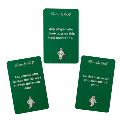 THE GAME: On Course Golf Drinking Game