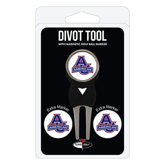 American University Eagles Divot Tool + 3 Ball Markers