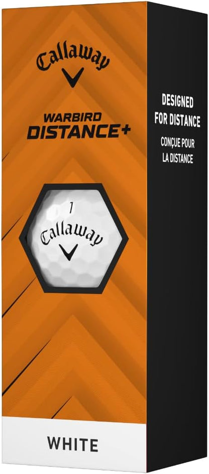 Callaway Warbird Distance + White 2025 Golf Balls