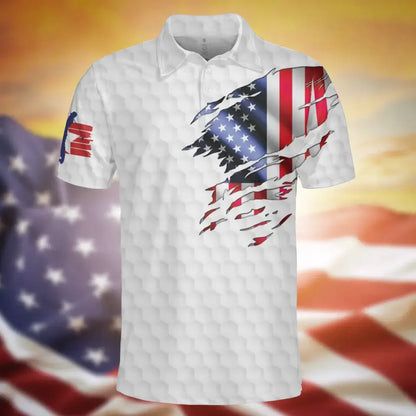 Personalized Dad All-Over Print Polo Shirt - Up to 5 Children - Father's Day Gift for Golf Lovers - Best Dad By Par