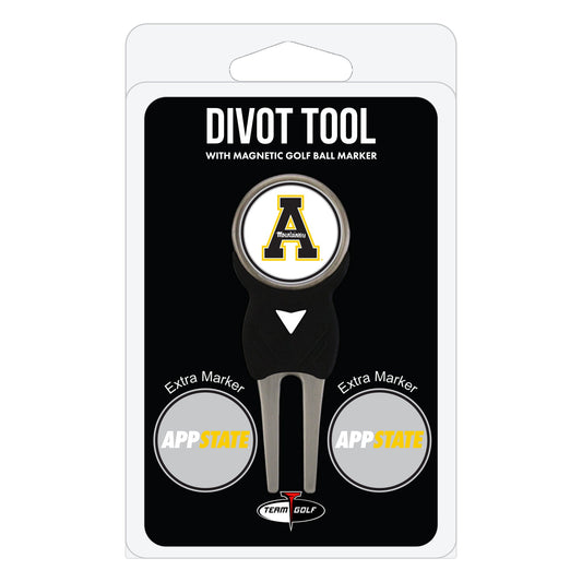 Appalachian State Mountaineers Divot Tool + 3 Ball Markers
