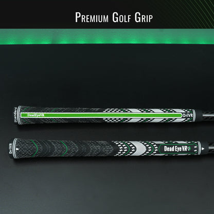 DriVR Elite Gold - Stepped Steel Weighted Golf Club  - Compatible with Quest 2, 3/3s, and Pro