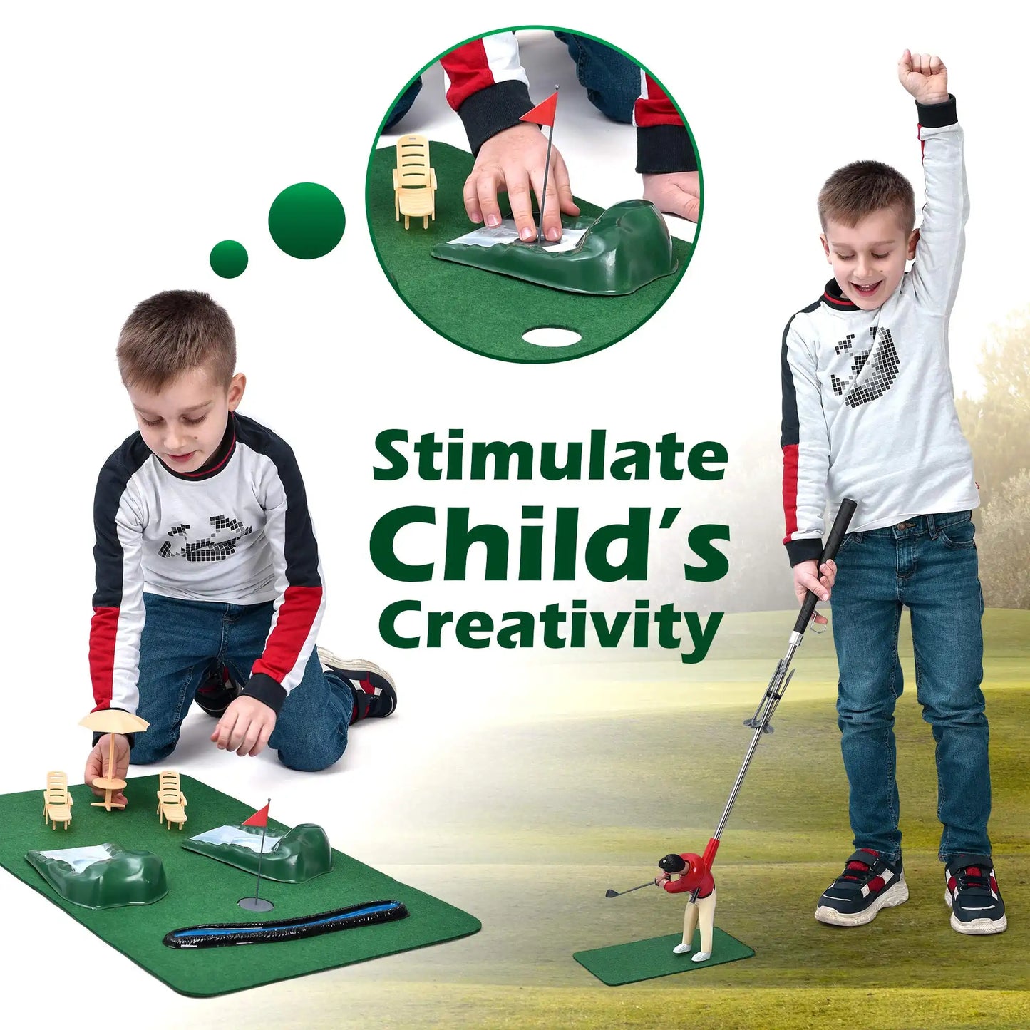 MEACAOFG Golf toys Parent-child toys Couple interactive toys Family toys Happy happy small toys Valentine's Day small toys