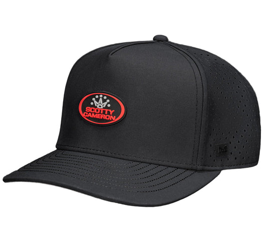 Scotty Cameron Black Oval SC Crown Patch Melin Odysea Hydro Hat