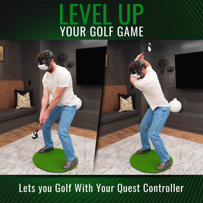 DriVR Ace - VR Golf Club Handle Accessory - Compatible with Quest 3/3s and Pro - For GOLF+