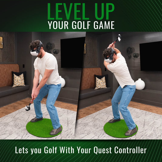 DriVR Ace - VR Golf Club Handle Accessory - Compatible with Quest 3/3s and Pro - For GOLF+