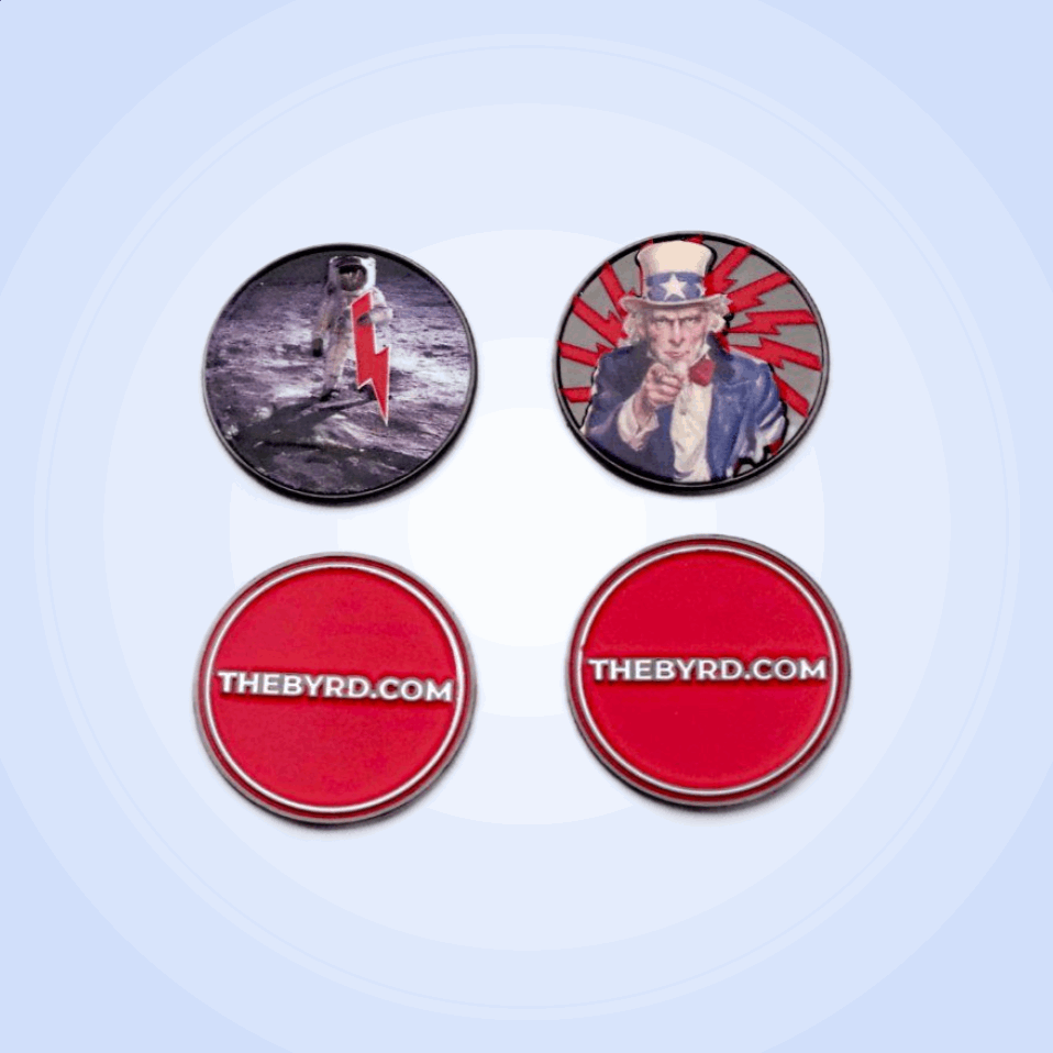 BYRD BALL MARKERS ✯ Merica