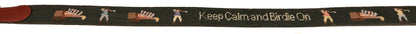 Golf Birdie On Needlepoint Belt (Final Sale)