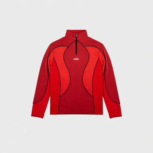 CANDLE QUARTER-ZIP | FIRE RED