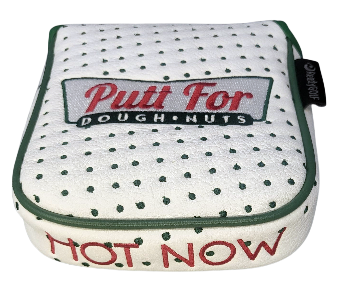 L.A.B. DF2.1 Embroidered Center-Shafted Putter Cover by ReadyGOLF - Donut Box (Putt for Dough-Nuts)