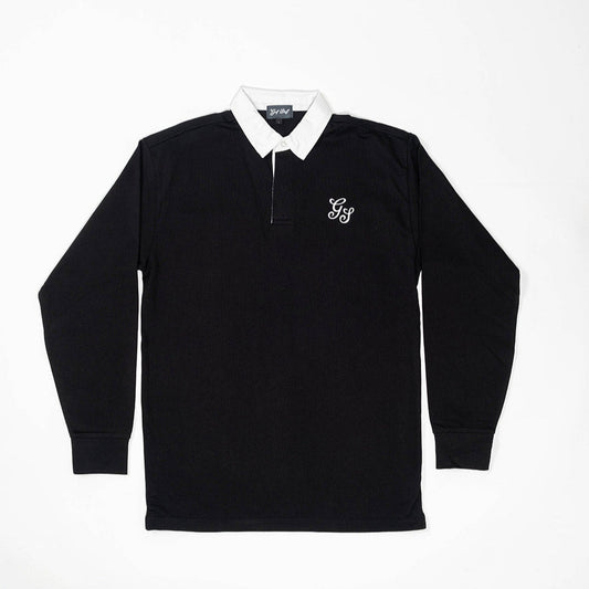 Golf Stuff - Black Long Sleeve Polo