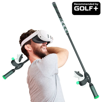 DriVR Elite - Adjustable VR Weighted Golf Club Handle Accessory - Quest 2, 3, 3s, and Pro - For GOLF+