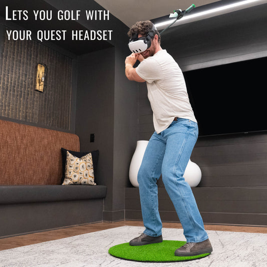 DriVR Elite - Adjustable VR Weighted Golf Club Handle Accessory - Quest 2, 3, 3s, and Pro - For GOLF+