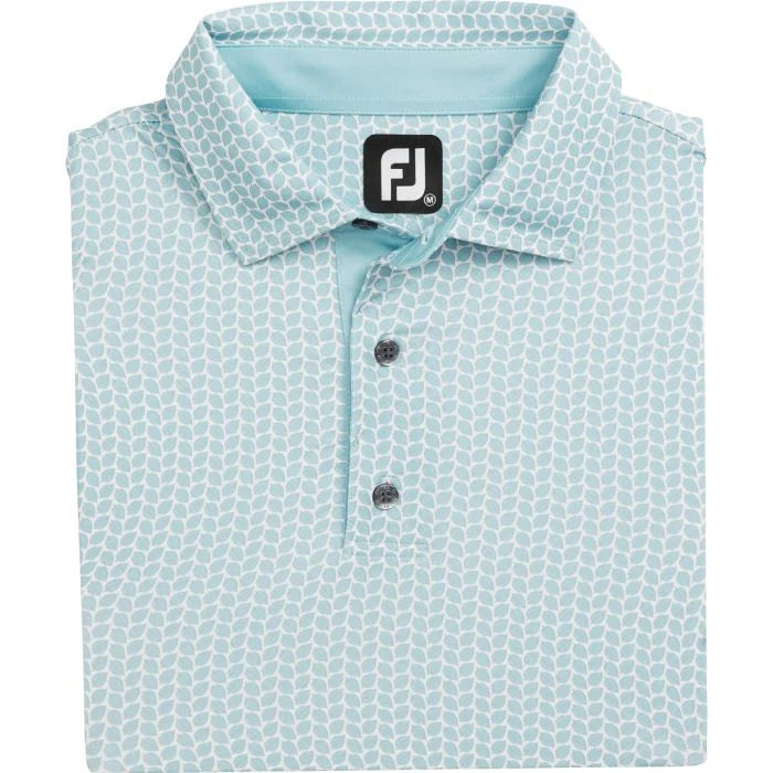 FootJoy Leaf Print Lisle Golf Polo