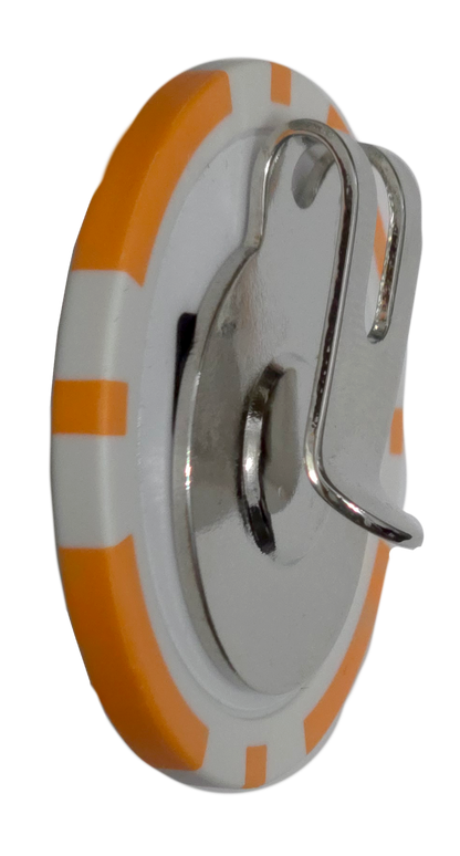 “Swing. Swear. Look for Ball. Repeat.” Golf Ball Marker Poker Chip