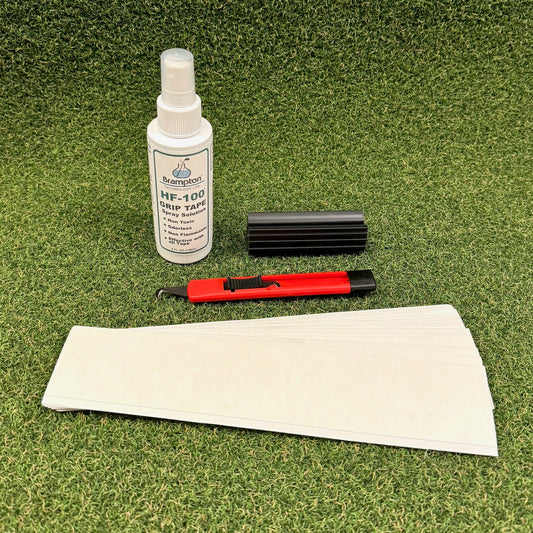 Golf Grip Kit - Tape Strips, 4oz Solvent, Vise Clamp, Hook Blade