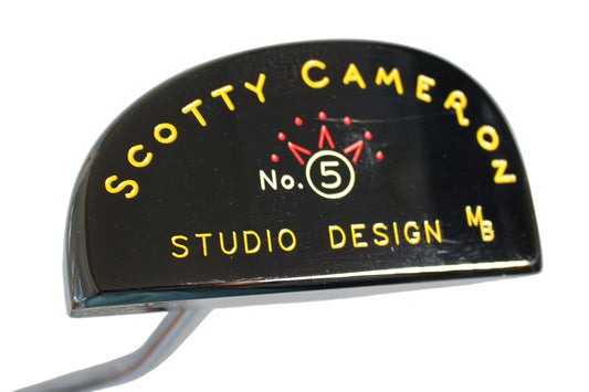 Pre-Owned Scotty Cameron - No. 5 Studio Design Putter with Yellow S.C. (Mint)