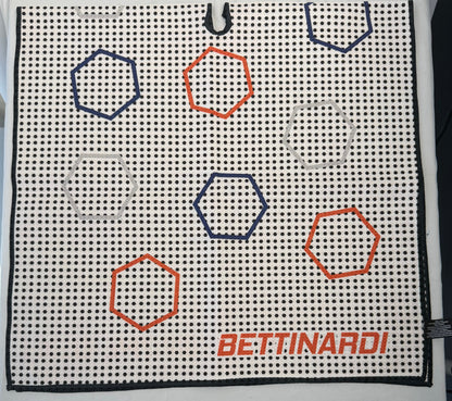 Bettinardi - 2021 Dancing Open Hex Players Towel - White
